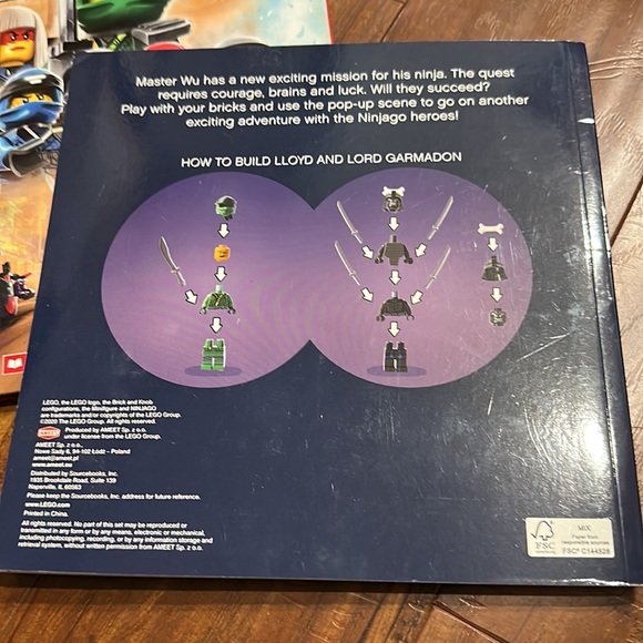 Lego Ninjago Annual (Annuals 2019) (no toy) HC book & paperback story books‎ - Picture 8 of 9